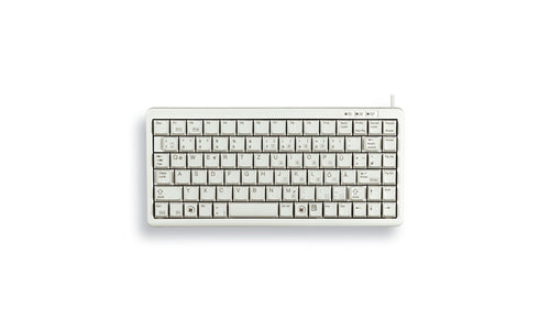 CHERRY G84-4100 – Tastatur, kabelgebunden (USB), US-Layout (EN), grau – für Windows