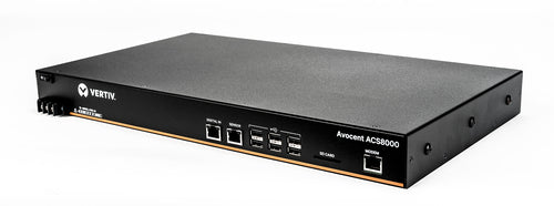 Vertiv ACS8000 – Konsolenserver – 32×RJ‑45 Konsolen, 2×GbE, 2×SFP, Internes Modem, Dual-DC, 1U/19"