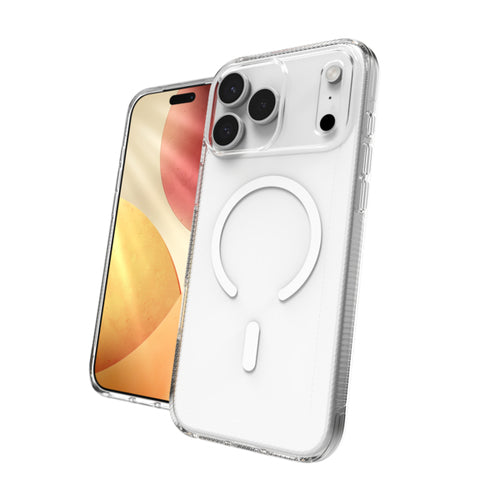 ZAGG Luxe Snap C – Backcover – für Apple iPhone 17 Pro Max, MagSafe, Transparent, bis 3 m sturzsicher