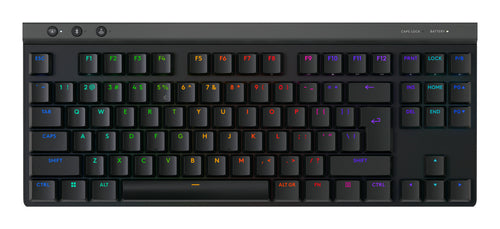 Logitech G G515 LIGHTSPEED – Tastatur TKL – Mechanisch, RGB – Bluetooth & 2,4 GHz (Nano-Empfänger) – Schwarz