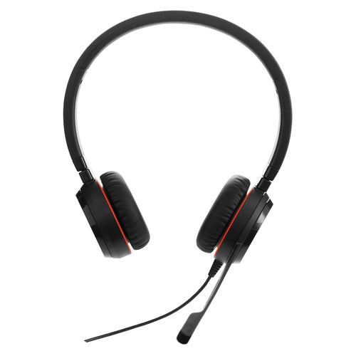 Jabra Evolve 20 – Duo Headset – USB‑A, Rauschunterdrückung, Stummschaltung – Schwarz