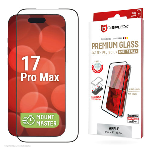E.V.I. Displex – Displayschutz (Panzerglas), Antireflex – für iPhone 17 Pro Max
