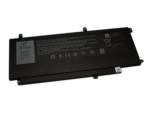 BTI Notebook-Akku – für Dell Inspiron 7547 – 43 Wh, 11,1 V (3 Zellen) – Schwarz