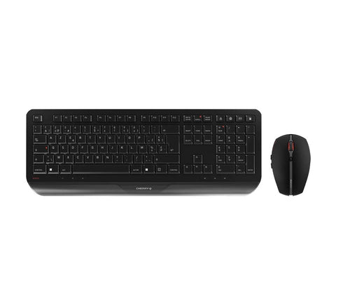 CHERRY Tastatur, kabellos (2,4 GHz), CH-Layout (DE-CH), Fullsize (mit Ziffernblock) – für Windows