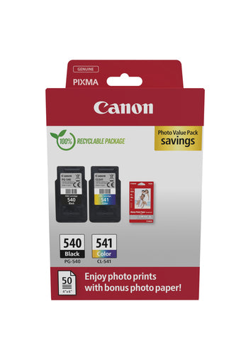 Canon Tintenpatronen-Multipack PG-540/CL-541, 2er-Pack – für Canon-Drucker