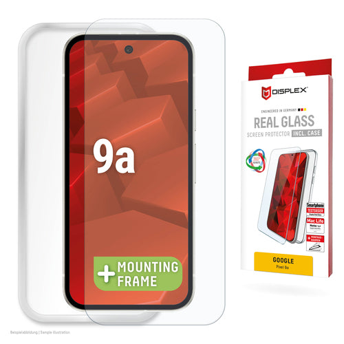Displex Displayschutz (Panzerglas), 10H – für Pixel 9a – mit Applikator