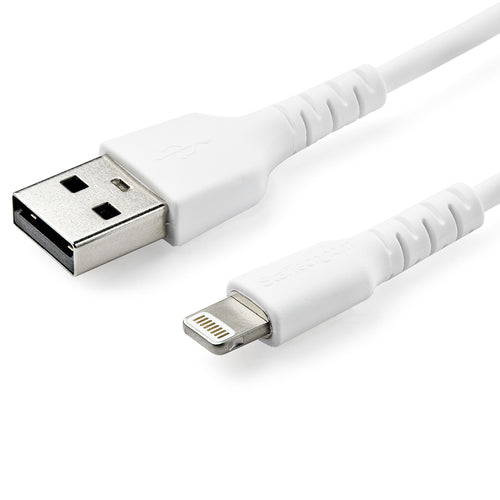 StarTech.com Kabel – Lightning auf USB-A 1 m, MFi-zertifiziert, Weiss – für iPhone/iPad