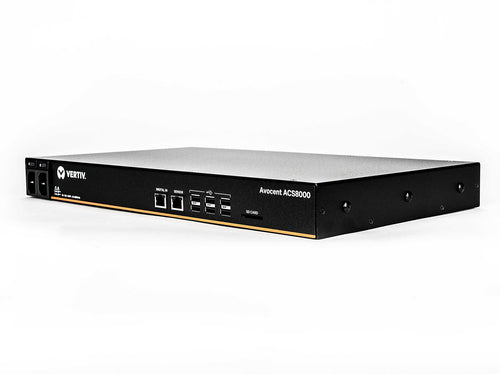 Vertiv Avocent ACS8016SAC-404 – Konsolenserver – 16× serielle, 2× RJ-45, 2× SFP, 8× USB 2.0, 19", 1U