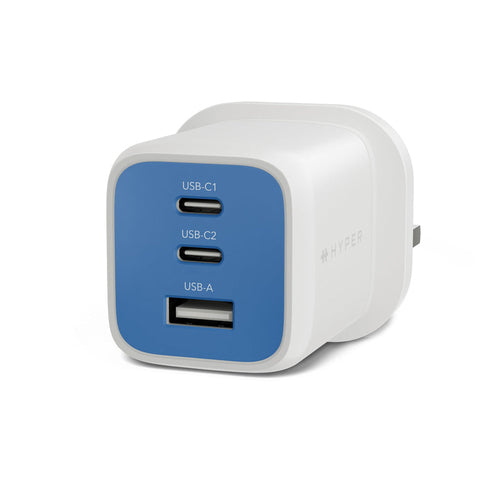 Targus HyperJuice FLEX USB-Ladegerät 65 W – GaN – Blau
