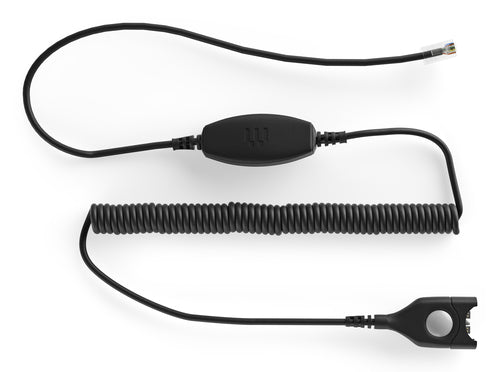 EPOS Bottom Kabel ED – Headset-/Audio-Kabel & Adapter, Modularstecker, EasyDisconnect (ED), spiralförmig