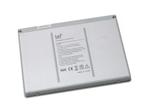 BTI Notebook-Akku – für Apple MacBook Pro 17" (A1189, MA611LL/A) – 71 Wh, 10,8 V (6 Zellen) – Silber
