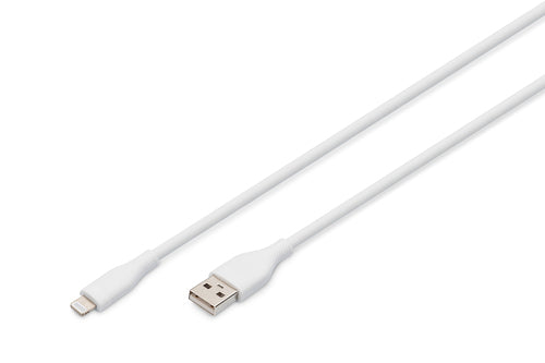 Digitus Lightning–USB-A Datenkabel – 1 m, Weiss