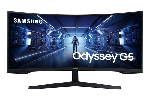 Samsung Odyssey G5 G55T – 34" Gebogen 1000R, 3440 × 1440 (UWQHD), VA, 165 Hz, HDR10