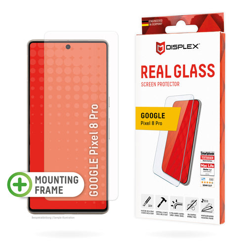 E.V.I. Displayschutz (Panzerglas), 10H – für Pixel 8 Pro – mit Applikator