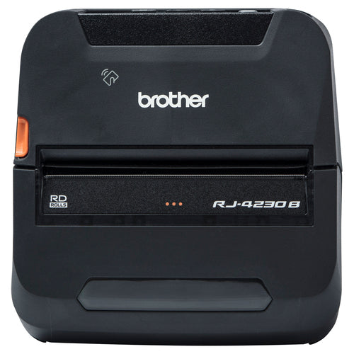 Brother RJ-4230B – Mobiler Drucker, Thermodirekt, für Etiketten 45–113 mm, 203 × 203 dpi, USB, Bluetooth
