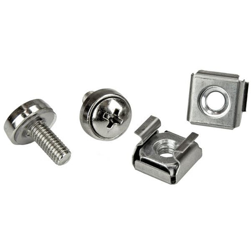 StarTech.com Schrauben + Käfigmuttern M5 – Silber, 20 Stk.