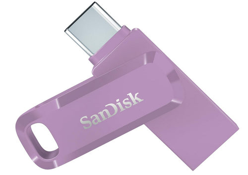 SanDisk Ultra Dual Drive Go USB-Stick – 64 GB, USB Typ-C, Lavendel