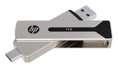 PNY 911 Pro – für USB Type-C/USB Type-A, USB 3.2 Gen 2, 1 000 MB/s Lesen, 900 MB/s Schreiben, Silber
