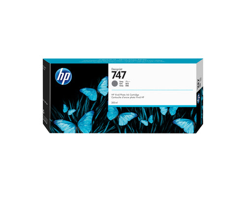 HP Tintenpatrone 747, Grau, 300 ml