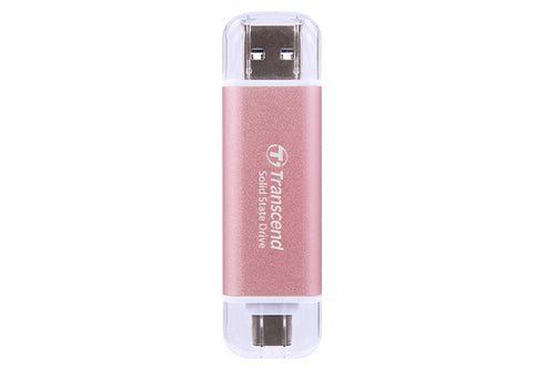 Transcend ESD310P Speichergerät – 1 TB, USB 3.2 Gen 2 (10 Gbps), Pink