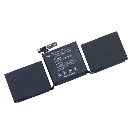 BTI Notebook-Akku – für MacBook Pro 13" (A1713) – 55 Wh, 11,4 V (6 Zellen) – Schwarz