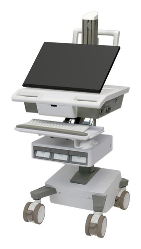 Ergotron MOSAIC FLEX ARM CART TIER 1 STD 3 – Bodenständer/TV-Wagen