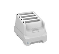 Zebra Akkuladegerät – für HC2x/HC5x, 4-fach, weiss