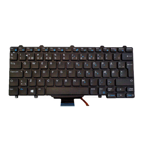 Origin Storage Tastatur-Case für Dell Latitude E6420 – Dänisch, mit Hintergrundbeleuchtung – Schwarz
