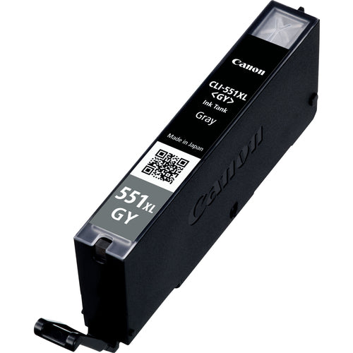 Canon Tintenpatrone CLI-551XL, Grau, XL, 275 Seiten – für ausgewählte Modelle