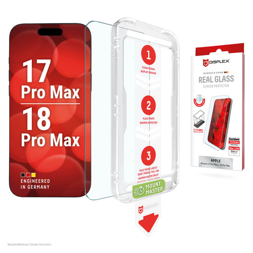 E.V.I. Displex – Displayschutz (Panzerglas) – für iPhone 17 Pro Max/18 Pro Max