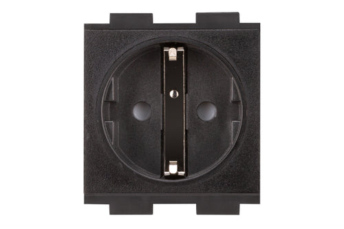 Crestron FT2A-PWR-EU-1-BASIC – Schuko-Steckdosenmodul, 1× Schuko, für FT2-Serie