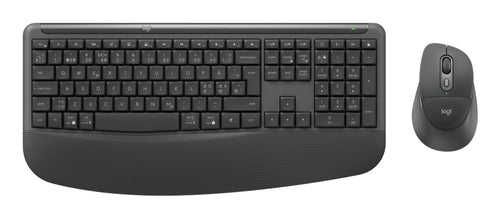 Logitech MK880 for Business – Tastatur – QWERTY (Nordic) – Graphit