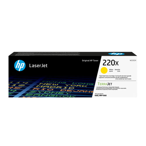 HP Toner 220X – gelb, 5500 Seiten