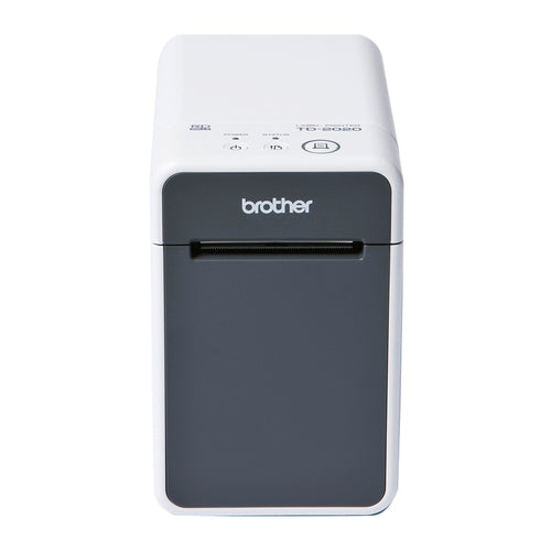 Brother TD-2020A – Etikettendrucker, Thermodirekt, Auto-Cutter, USB, 203 dpi, für Etiketten bis 56 mm