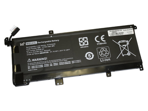 BTI Notebook-Akku – für HP Envy x360 – 53 Wh, 15,4 V (4 Zellen) – Schwarz