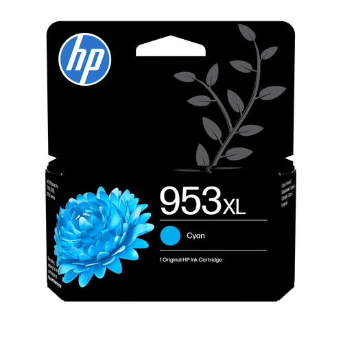 HP 953XL Cyan Tintenpatrone (Original) – 1'450 Seiten – für HP OfficeJet Pro 7720/7730/7740/8210/8720/8730