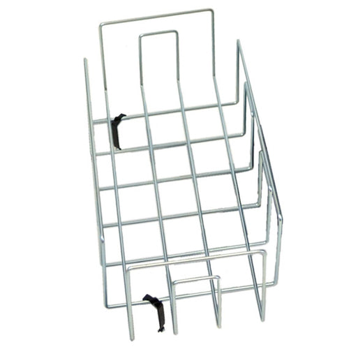 Ergotron NF Cart Aufbewahrungskorb – Metall – Silber – 477 × 151 × 245 mm – Tragkraft 6,8 kg