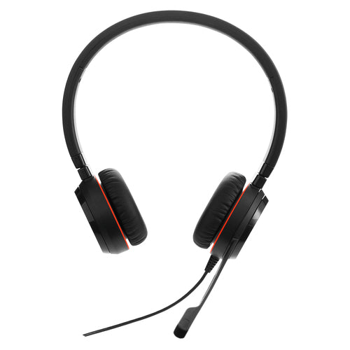 Jabra Evolve 20 SE – Duo Headset – USB‑C/USB‑A, Lederpolster – Teams-kompatibel