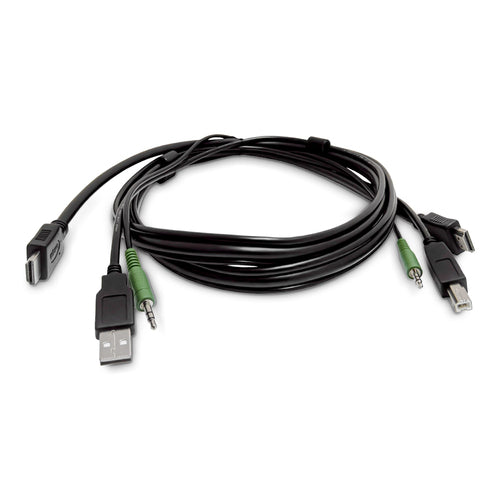 StarTech.com SKHDMMKVM-10-TAA – HDMI KVM-Kabel, 3 m, USB-A/USB-B/3,5 mm, TAA