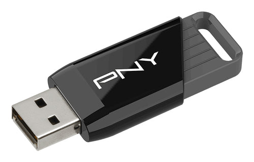 PNY Attaché X – 32 GB, USB Typ-A, USB 3.2 Gen 1, 130 MB/s, schwarz