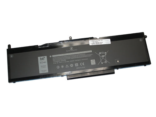 BTI Notebook-Akku – für Dell Latitude 15 5580 – 92 Wh, 11,4 V (6 Zellen) – Schwarz