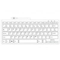 R-Go Tools Compact – Tastatur, kabelgebunden, UK-Layout (EN), Weiss