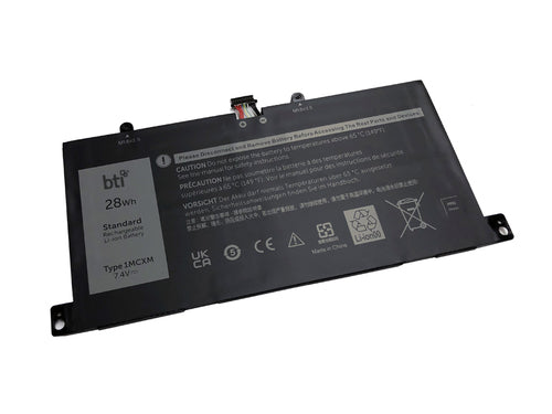 BTI Notebook-Akku – für Dell Latitude 11 5175 – 28 Wh, 7,4 V – Schwarz
