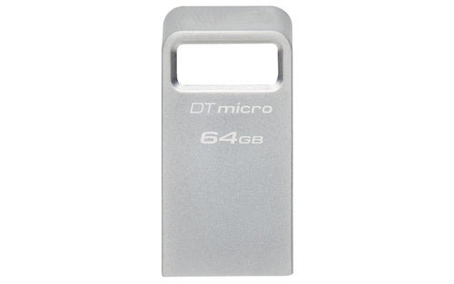 Kingston Technology Kingston DT Micro USB-Stick – 64 GB, USB 3.2 Gen 1, 200 MB/s, Metall