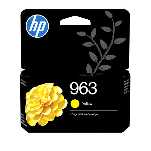 HP 963 Gelb Tintenpatrone (Original) – 700 Seiten – für HP OfficeJet Pro 9010/9012/9014 … – 3JA25AE