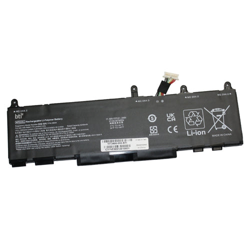 BTI Notebook-Akku – für HP-Notebooks – 51,3 Wh, 11,58 V (3 Zellen) – Schwarz