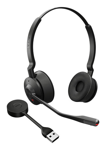 Jabra Engage 55 SE UC – Duo Headset – USB‑A (Link 400A) – für Unified Communications