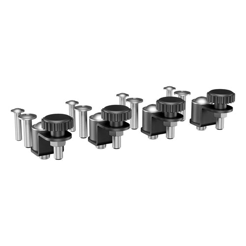 Vogel's Magnetleiste – schwarz, 4er-Pack