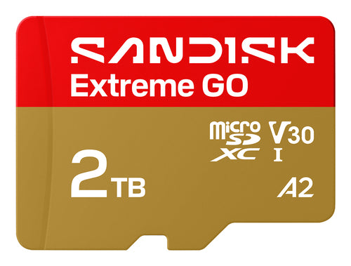 SanDisk Extreme GO microSDXC 2 TB – UHS-I, 240/150 MB/s