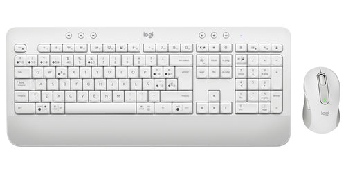 Logitech MK650 For Business – Tastatur, kabellos (Bluetooth), ES-Layout (ES), Weiss